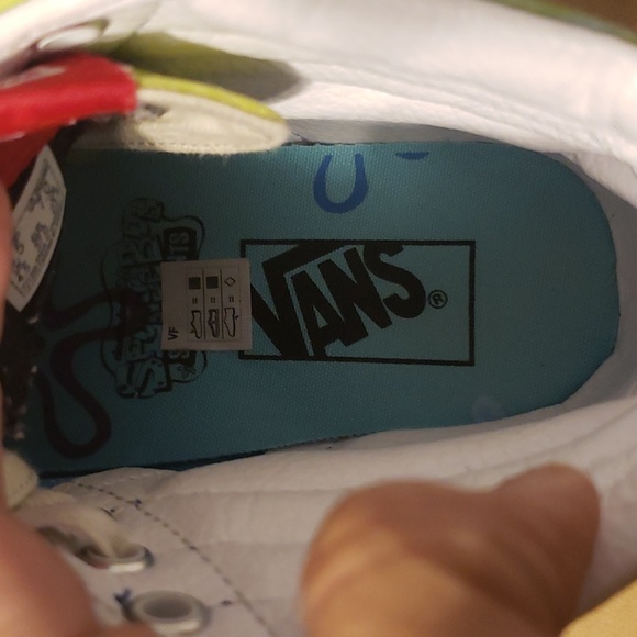 VANS Unisex SPONGEBOB SHOES 5.5 MENS 7 WOMENS - Picture 10 of 11